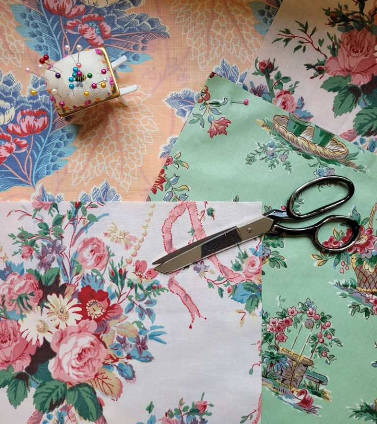 Vintage Floral Fabrics