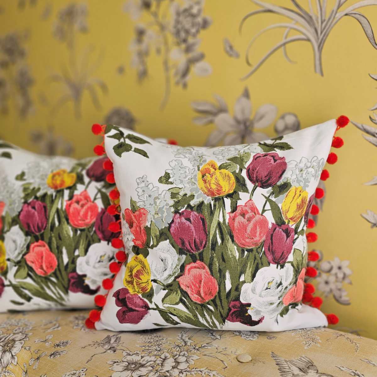 Tulip design cushions Tulip design cushions